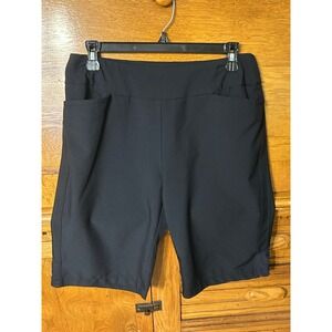 Tail White Label Preppy Black Golf Shorts Size 10 Pull On Athletic Activewear